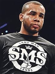 Heavyweight boxer Amron Sands squares off this Friday