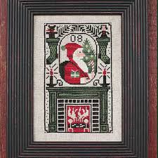 By The Chimney 2008 Santa Cross Stitch Pattern