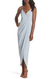 Shona Joy Tulip Hem Maxi Dress Nordstrom Dresses Dresses Blue Bridesmaid Dresses