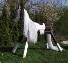 Holzspielzeug Holzpferd Paint Horse Voltigierpferd 80 Cm Pferd Ein Designerstuck Von Designwerkstatt Kirk Bei Dawa Holzpferd Kinderschaukel Kinder Schaukel