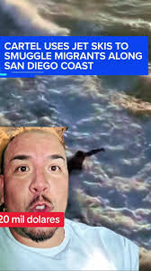 Jet Skiing Next to Cargo Ship