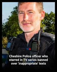 The chief constable said that the messages he sent and received were  offensive, improper, and discriminatory, and 'totally unacceptable in  policing'