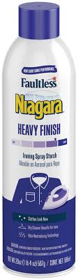 Check spelling or type a new query. Faultless Niagara Original Finish Ironing Spray Starch