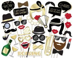 Check spelling or type a new query. Great Gatsby Party Photo Booth Props Printable Roaring 20s Photobooth Props 20s Props 1920s Party Props Flapper Theme Party Decorations