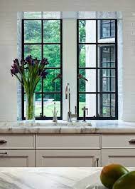 Black makes a statement both on your interior and the exterior of your home. Black Pane Windows Steel Doors And Windows House Design Traditional House