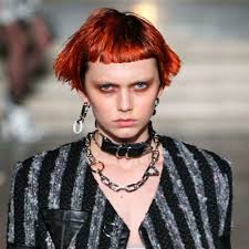 Purple toned hair and tapered sides. Punk Short Hairstyles Trendling Looks For Women In 2020