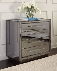 Tara Mirrored Chair Side Chest And Matching Items Mirrored Bedroom Furniture Mirror Chest Of Drawers Mirrored Furniture