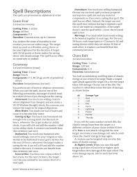 ceremony dnd 5e spells list in 2021 spelling dnd dnd 5e homebrew
