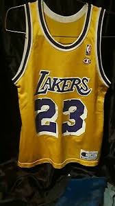 The new style is made with a 100% flat back mesh, flat knit rib and a polyester braid better. Cedric Ceballos Los Angeles Lakers 23 Champion Jersey 48 Lebron James Vtg 90s Ebay