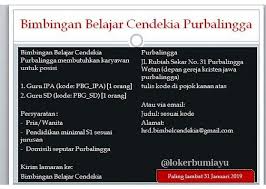 Hasil seleksi tahap akhir yang lolos sebagai fasdes dan petugas ogo akan diumumkan pada tanggal 4 mei 2021. 11 Ide Lowongan Kerja Purbalingga Kerja Rambut Palsu Loker