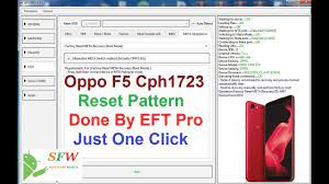 Steps to bypass pattern lock on oppo cph1723: Oppo F5 Cph1723 Reset Pattern Done By Eft Pro For Gsm