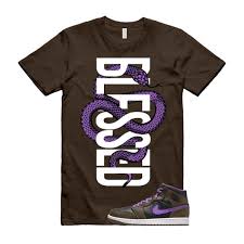 SNAKEBLS T Shirt to match Air 1 Mid Palomino Purple Mocha Wild Berry Black  White Hoodie