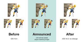 You can directly apply from here after allowing the root permission to this application. Emojipedia On Twitter Not Changed In Ios 14 5 Person Climbing Was Shown With A Helmet In February Touted By Apple To Be A Change In The Forthcoming Ios 14 5 Release This