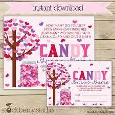 Items Similar To Valentine S Day Candy Guessing Game Printable Instant Download Valentines Day Game Valentine Guess Game Valentine Baby Shower Games On Candy Guessing Game Valentines Baby Shower Valentine Invitations
