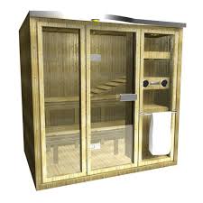 Fully Self Contained Sauna 3d Model Simple Object 3d Model Sauna