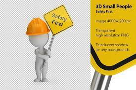 3d Small People Safety First Safety First Graphic Design Portfolio Safety