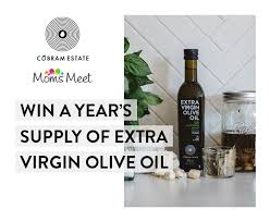Cobram Estate Extra Virgin Olive Oil Giveaway Year S Supply Holiday Cooking Extra Virgin Olive Oil Fall Recipes