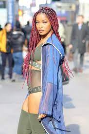 12 Burgundy Box Braids Box Braids Hairstyles Red Box Braids Box Braids
