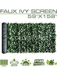 Colourtree Artificial Hedges Faux Ivy Leaves Fence Privacy Screen Panels Decorative Trellis 59 X 158 Artificial Hedges Paver Stone Patio Decorative Trellis