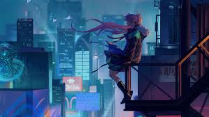 Some content is for members only, please sign up to see all content. Wallpaper Anime Girls Night Futuristic City Butterflies 2048x1152 Pc7 1911287 Hd Wallpapers Wallhere