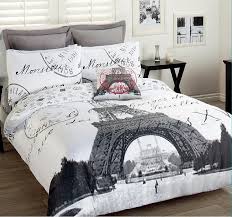 Paris Eiffel Tower Comforter Set 3pcs Double Bed Paris France Eiffel Tower Quilt Cover Set Eiffel Towe Paris Bedding Paris Themed Bedroom Paris Bedspread
