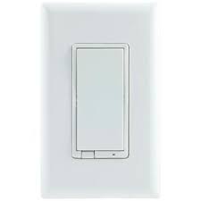 Ge Z Wave 600 Watt Cfl Led Indoor In Wall Dimmer Switch Almond X2f White Paddles 12724 At The Home Depot Mobile Dimmer Switch Dimmer Cfl