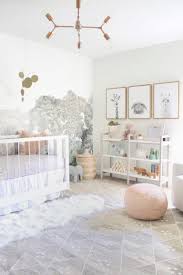 Serene Neutral Girl Nursery Inspired By Nature Project Nursery Nursery Decor Neutral Nursery Neutral Nursery Inspiration