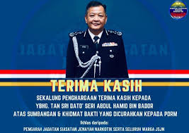 Beliau akan menggantikan komisioner datuk seri mohd khalil kader mohd yang bersara wajib pada akhir februari ini. Jabatansiasatanjenayahnarkotik On Twitter Ydh Cp Dato Razarudin Bin Husain Pengarah Jabatan Siasatan Jenayah Narkotik Serta Warga Jsjn Mengucapkan Sekalung Penghargaan Terima Kasih Kpd Ybhg Tan Sri Dato Seri Abdul Hamid Bin Bador