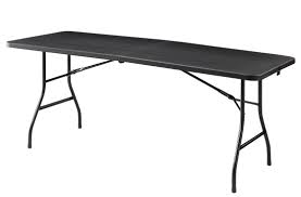 Sold and shipped by first choice home. Northwest Territory 6 Fold In Half Table Black