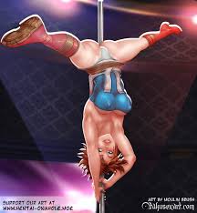 Jill Valentine Pole Dancing - Clothed by OtakuApologist - Hentai Foundry