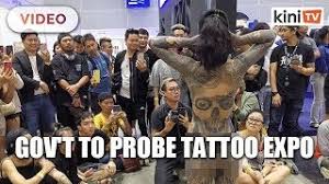 The international tattoo expo 2019 will be happening from the 29th of november 2019 to the 1st of december 2019 at hall 5 of the kuala lumpur convention centre, organised by koiyak gloves and carlos benny majakil, and is supported by the ministry of tourism malaysia. Ministry Probes Tattoo Expo Over Topless Models Youtube