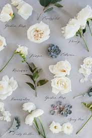 Flowers with names generally have more than one we use to refer to them by, but florists and fans alike often use their common perhaps the most famous flower on the list, the beautiful rose has attained cultural significance around the world and is. Types Of Wedding Flowers By Colour Elegantwedding Ca