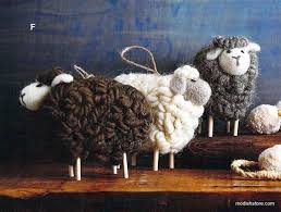 Roost Felty Flocks Of Sheep Set Of 3 Home Decor Online Stylish Furniture Stylish Lights