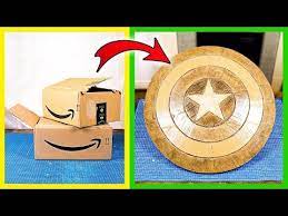 Maybe you would like to learn more about one of these? Diy Captain America Shield From Cardboard Magnetic Bracelet Youtube Captain America Shield Diy Captain America Shield Shield Diy