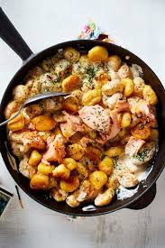 Fixe Gnocchi Pfanne Mit Lachs Rezept Lecker Rezepte Gnocchi Pfanne Lachs Rezept