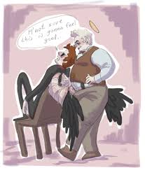 Clitopadra 🔞 on X: Less-Than-Fine Art Friday 66: Forewings (Three prompt  images based on a year old inside joke about Good Omens and foreskins)  ltfaf t.coOyOEfgwyy0  X