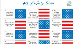 The more questions you get correct here, the more random knowledge you have is your brain big enough to g. 4th Of July Trivia Texas Hill Country