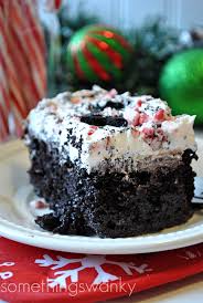 Peppermint Poke Cake Recipe Holiday Baking Christmas Desserts Poke Cake Recipes