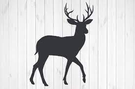 Download Reindeer Silhouette Svg Graphic By Rayan Creative Fabrica