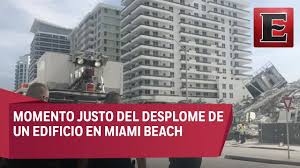 Más sobre derrumbe de edificio en surfside (miami). Se Desploma Edificio En Miami Beach Hay Una Persona Herida Youtube