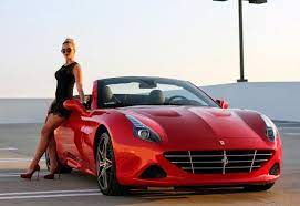 Oboi Kartinki Foto Devushka Ferrari Superkar Ferrari Kaliforniya California Chica Y Coche Imagenes De Autos Fotos De Coches