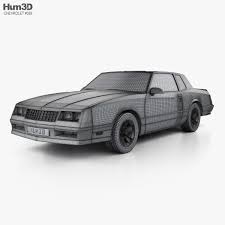 Chevrolet Monte Carlo Ss 1986 3d Model Vehicles On Hum3d
