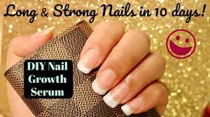 Healthier nails are one step closer after you buy this nail strengthener. How To Grow Long Strong Nails Fast Diy Nail Serum At Home Youtube