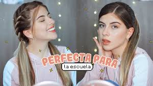 Peinados Faciles Para La Escuela Makeup Camila Dust Youtube