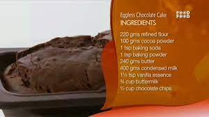 How To Make Eggless Chocolate Cake In Pressure Cooker By Sanjeev Kapoor In 2021 Eggless Chocolate Cake Laceys Cookies Recipe Lactation Cookies Recipe