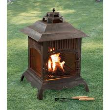 Outdoor grill islands and kitchens. Pagoda Cast Iron Chiminea 120564 Fire Pits Patio Heaters At Sportsman S Guide