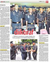 Perbarisan tamat latihan jabatan penjara malaysia siri 1/2018.(13 mei 2018). Jasa Pegawai Penjara Diiktiraf Klik