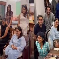 Video of Aamir Khans new girlfriend Gauri Spratt spotted partying with his  ex-wives goes viral. A look at his marriages with Reena Dutta and Kiran Rao  - The Economic Times