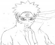 Coloriage Manga Naruto 17
