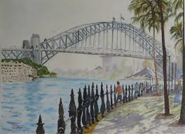 A Misty Morning On Sydney Harbour By Monika Scheffler Paintings For Sale Bluethumb Online Art Gallery Photo Art Bridge Art Online Art Gallery